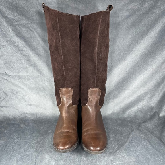 Sam Edelman Pembrooke Women's Brown Suede Leather Riding Boot Size 7M - Picture 3 of 11